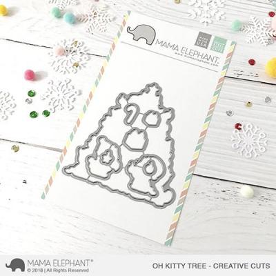 Mama Elephant Creative Cuts - Oh Kitty Tree